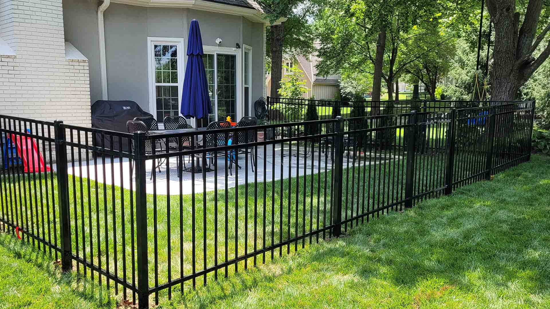 Example of a Steel Fence built by Slagle Fence Kansas City 03