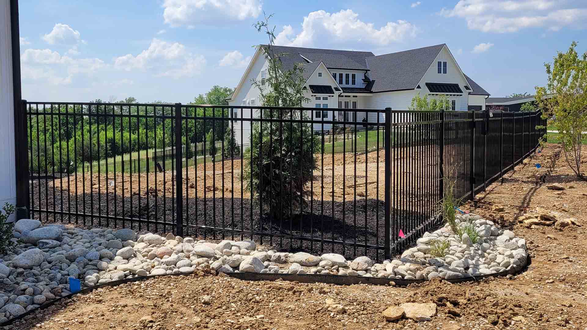 Example of a Steel Fence built by Slagle Fence Kansas City 04