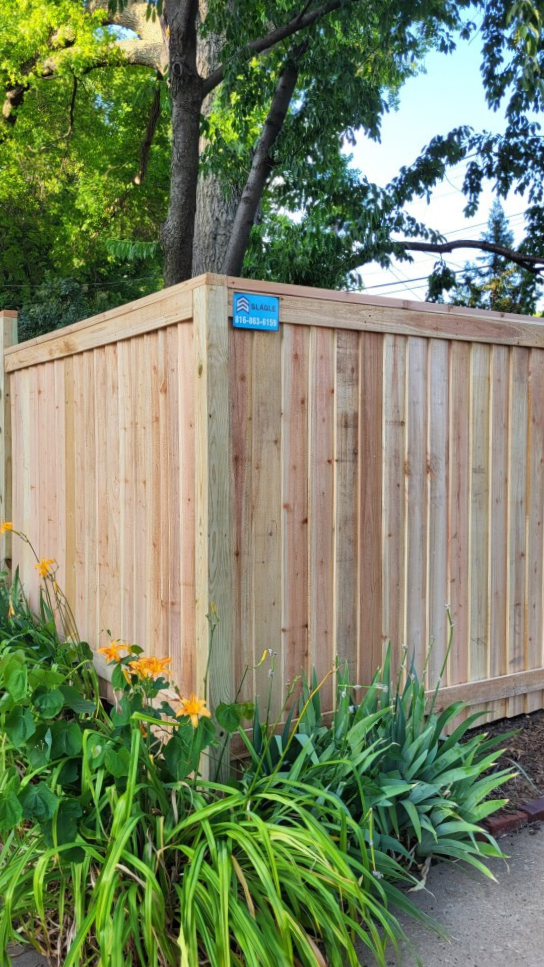 wood picture frame privacy
