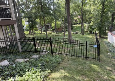 Steel Spear top fence