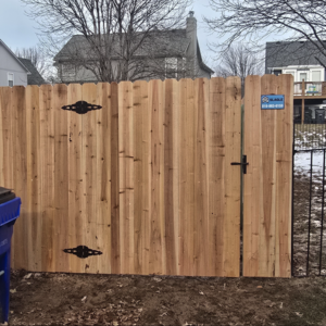 6' Cedar Privacy Fence Front Gate