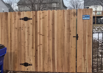 6' Cedar Privacy Fence Front Gate