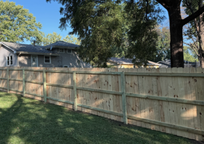 6' Pressure Treated inside fence post