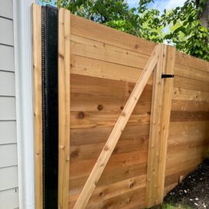 Horizontal Cedar Privacy Fence
