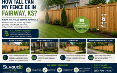 How Tall Can My Fence Be in Fairway, KS? | Fence Height Rules | Slagle Fence