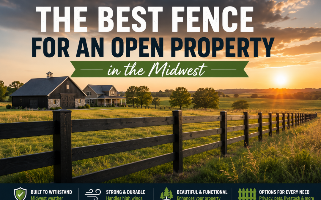 Best Fence for an Open Property in the Midwest | Wind-Resistant Fence Guide | Slagle Fence