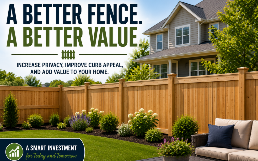 Does a New Fence Increase Home Value? | Benefits of Installing a Fence | Slagle Fence