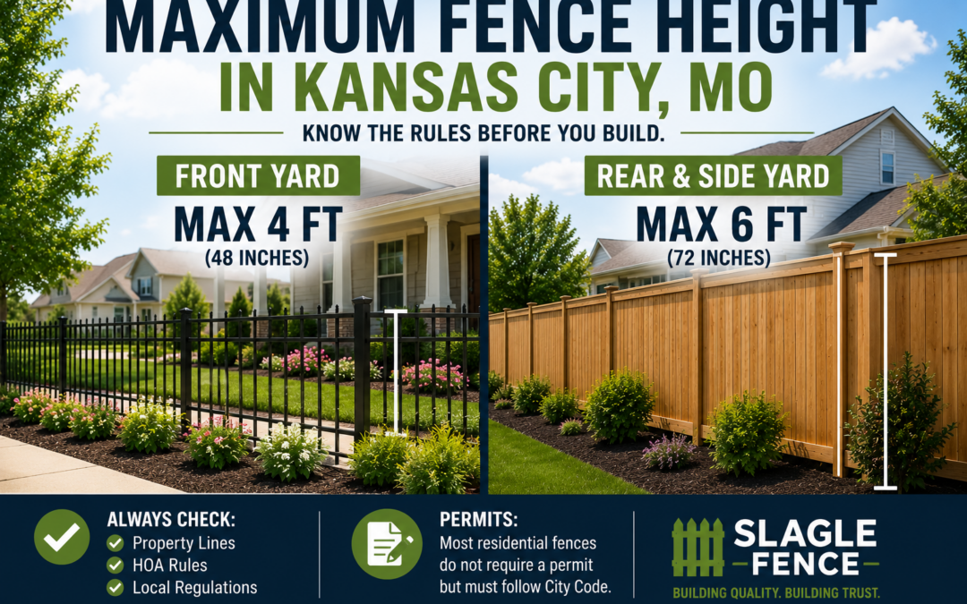 What Is the Maximum Fence Height Allowed in Kansas City, MO? | Slagle Fence