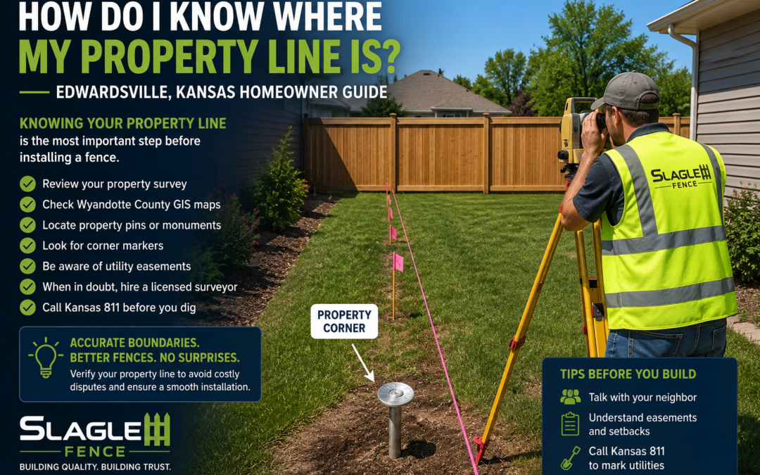 How Do I Know Where My Property Line Is in Edwardsville, KS? | Slagle Fence